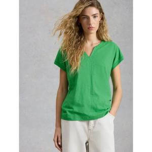 White Stuff Nelly Notch Neck Tee Bright